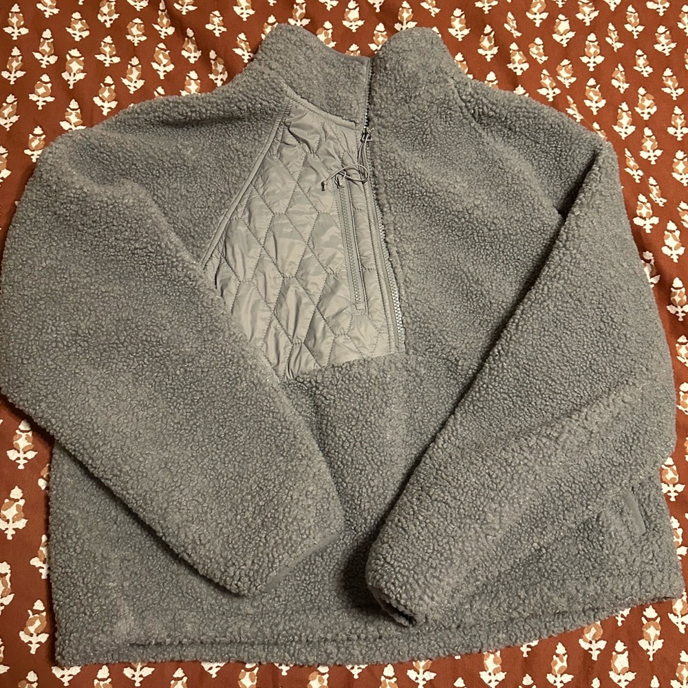 Fleece Quarter Zip Jacket Joy Lab
